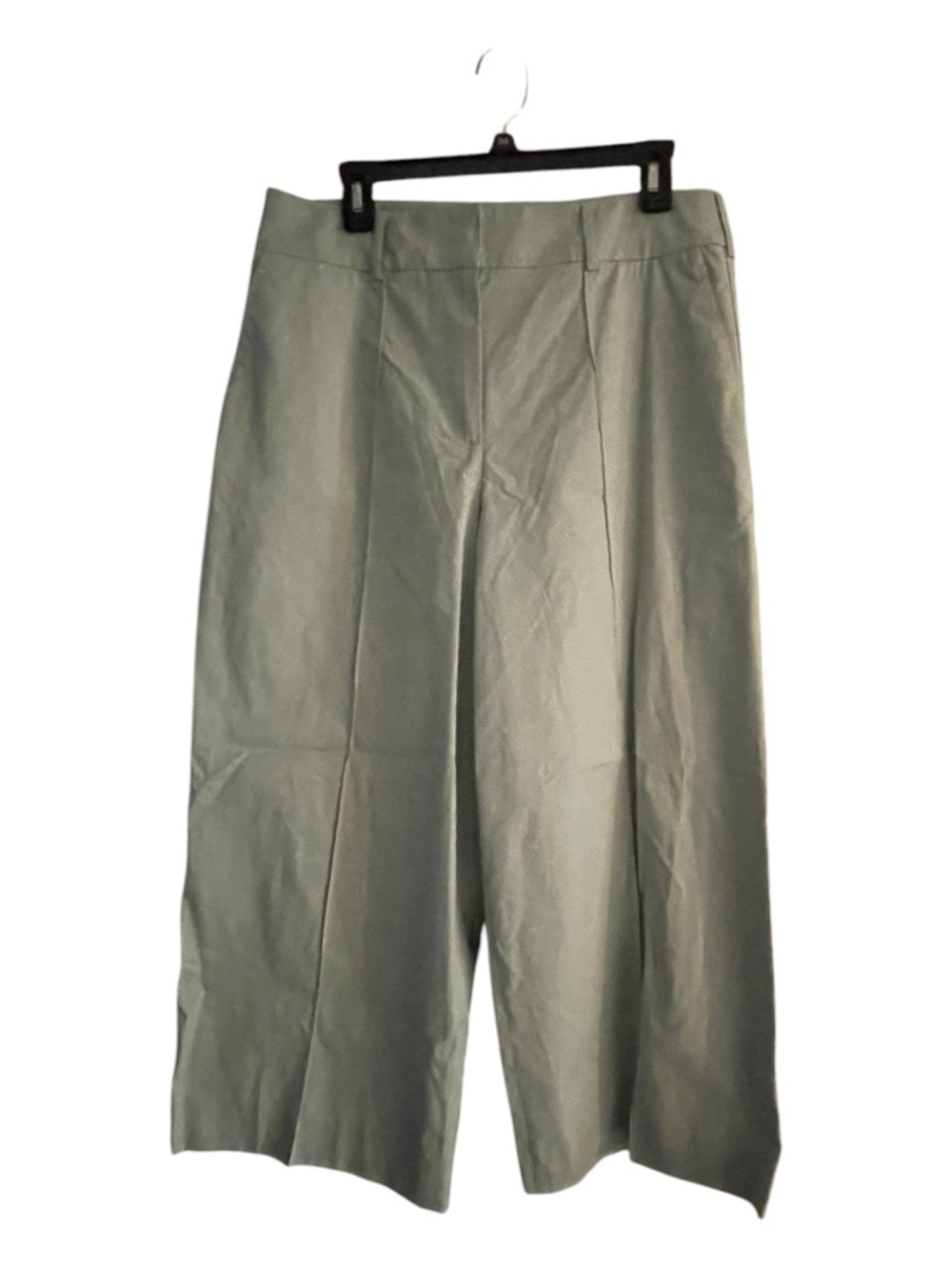 Jil Sander Navy Cropped Wide‑Leg Pants Acqua Marina Size 42
